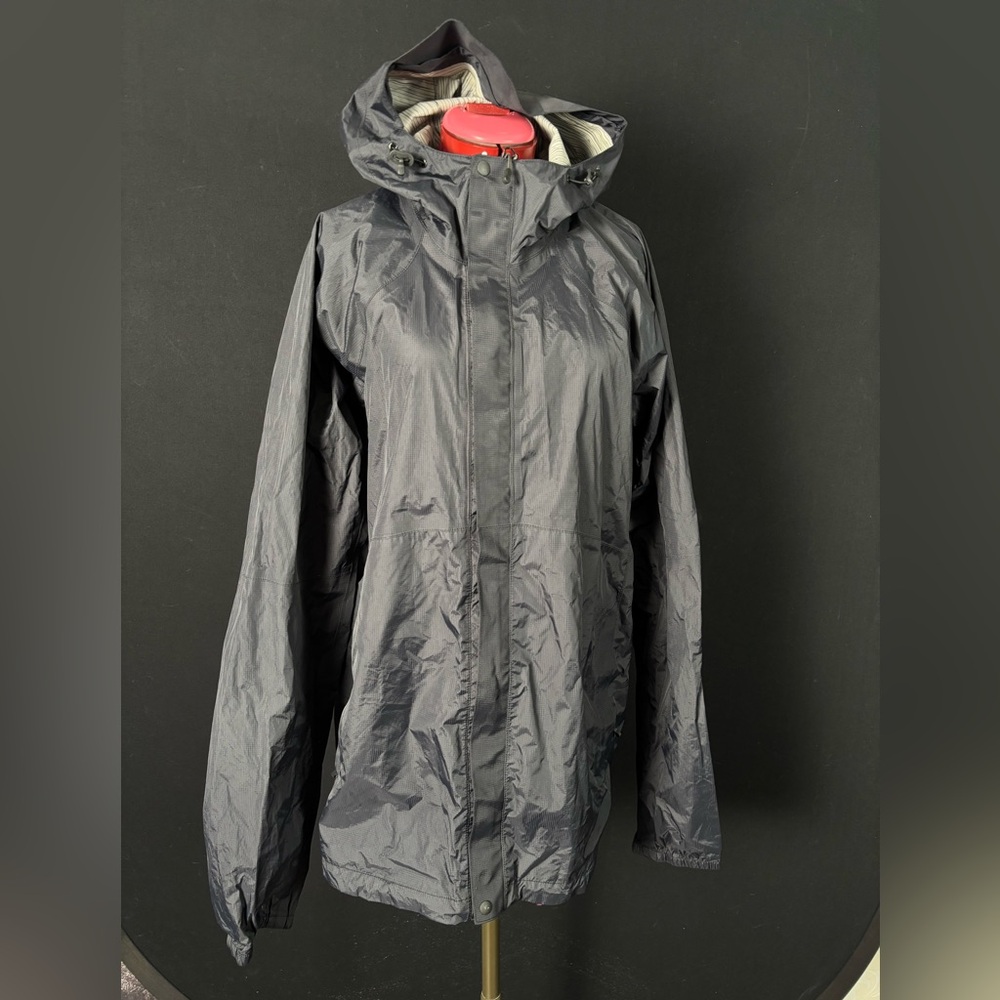 MEC Navy Hooded Waterproof Jacket